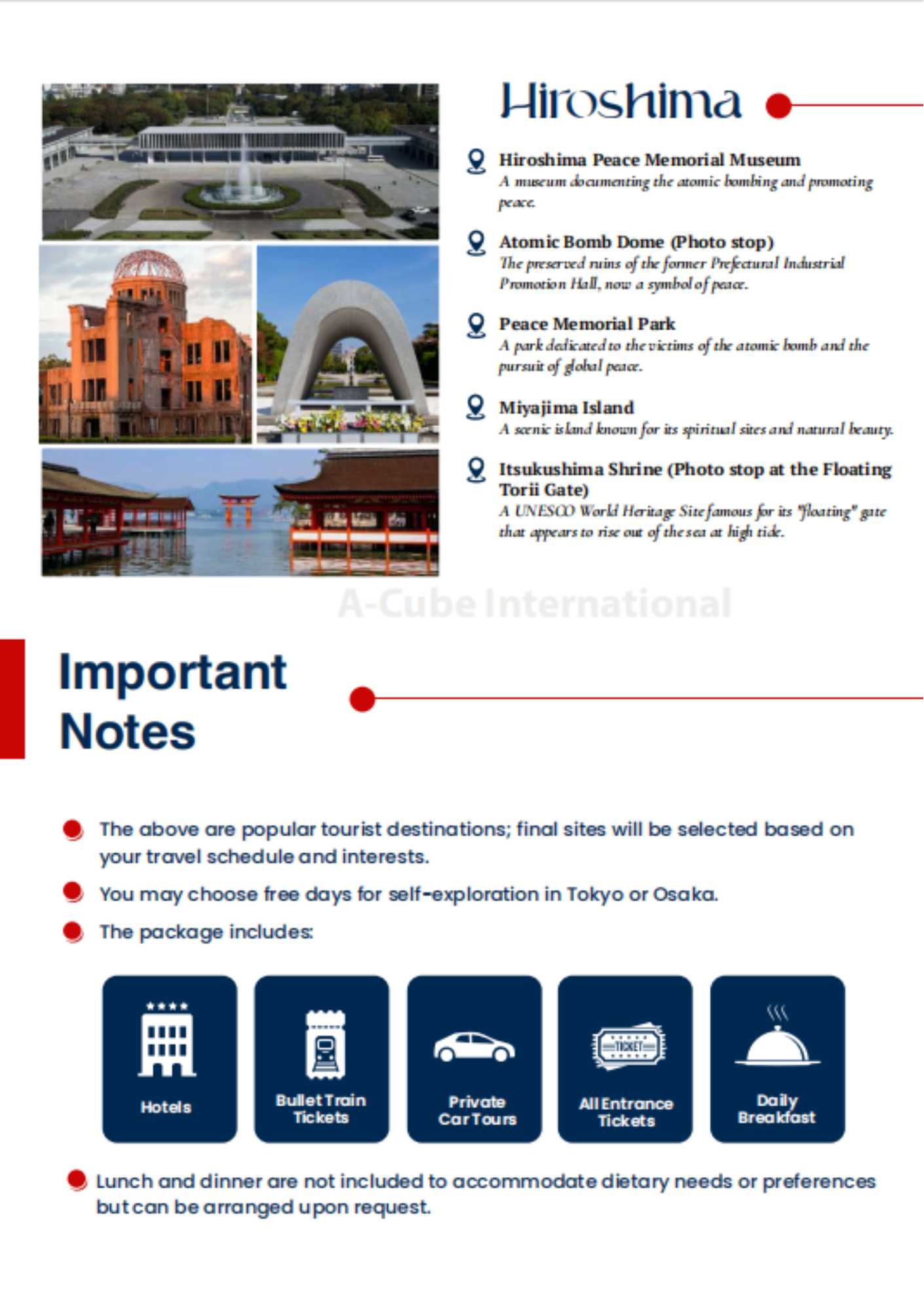 Japan Tour Itinerary Page 5